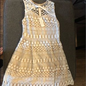 White francescas party dress